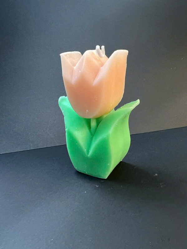 Nến thơm hoa Tulip – Kích thước: ~9.5cm x 6cm - Ảnh 4